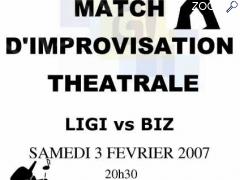 Foto Match d'improvisation BIZ / LIGI le Samedi 3 Février 2007 à 20h30 à Ambarès (33)