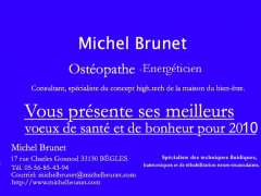 Foto Cabinet d'ostéopathie et d'énergétique MICHEL BRUNET